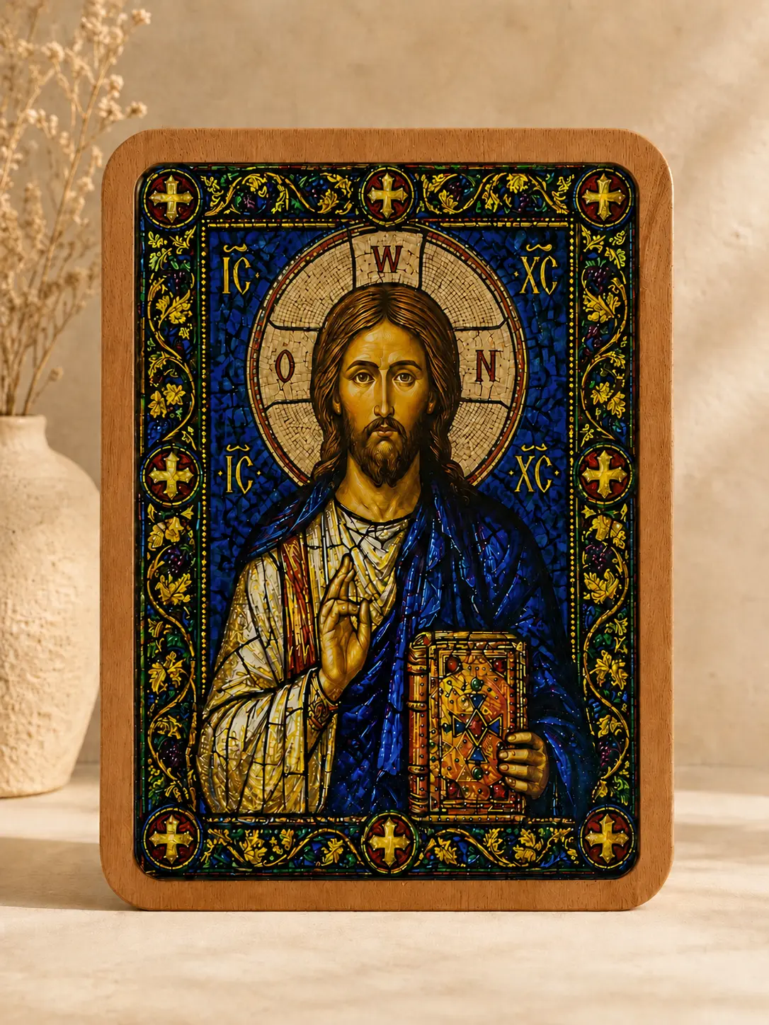 Icoana Iisus Hristos cu iluminarea oprită