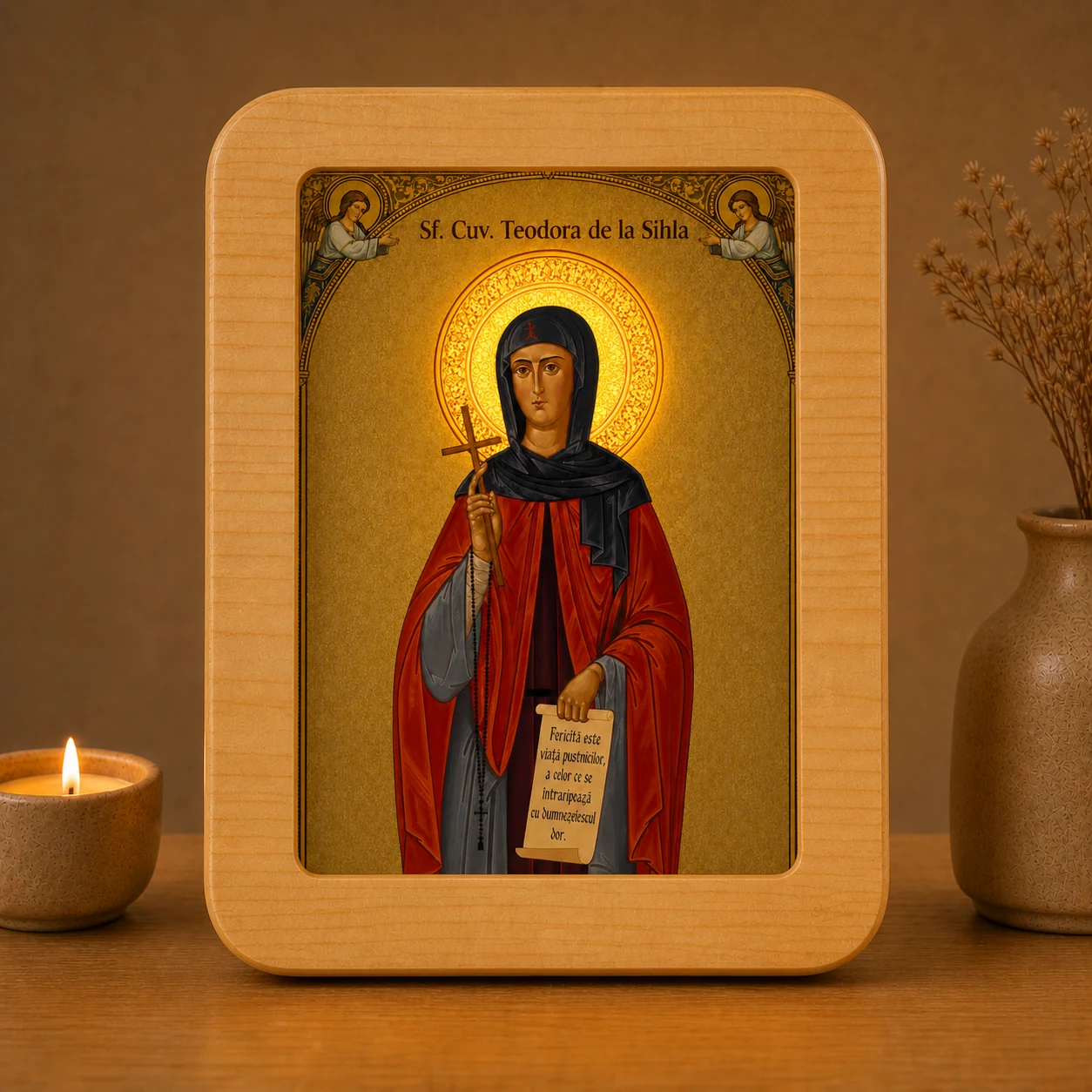 Icoana Sfintei Cuvioase Teodora de la Sihla