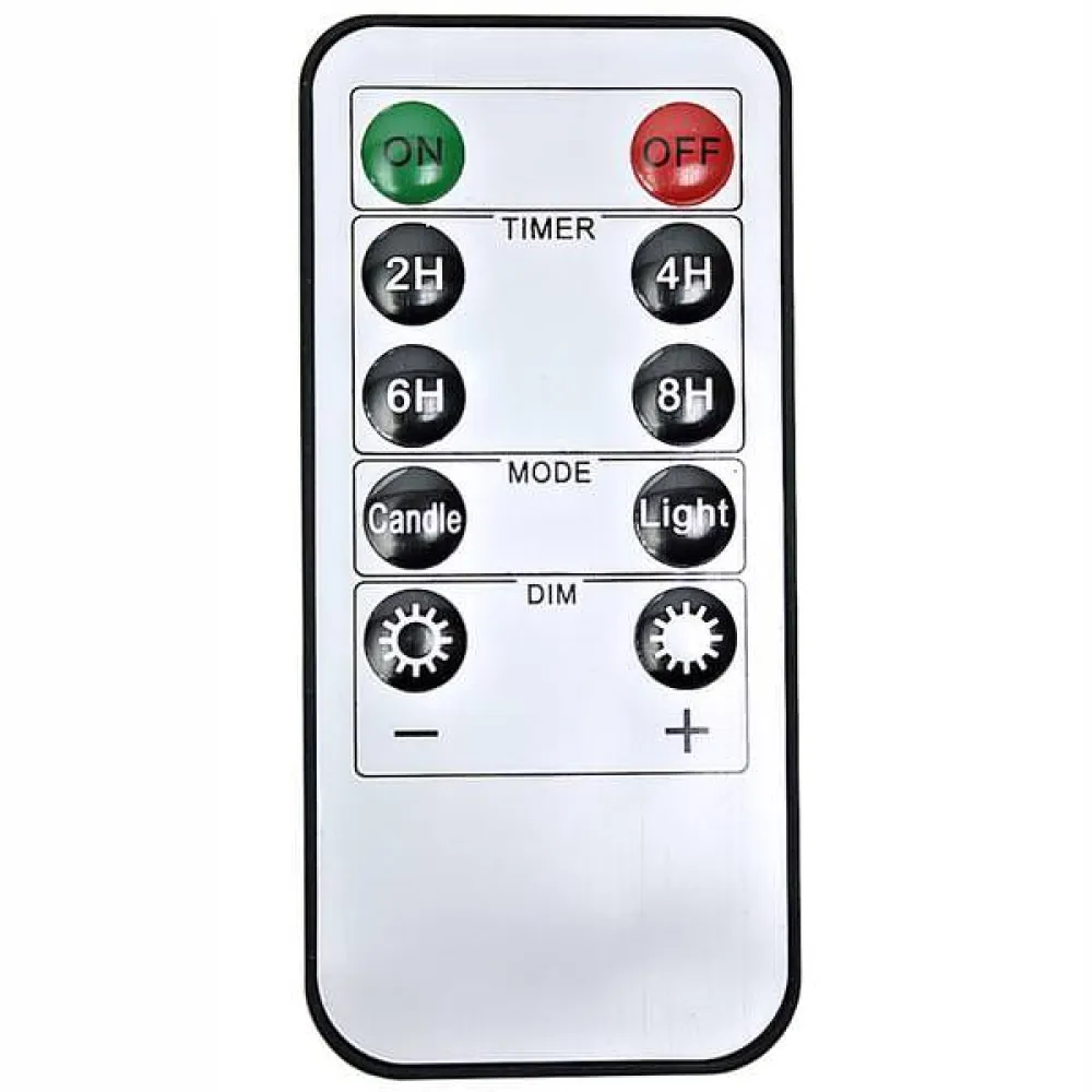 Lumanare LED 7.5*12.5CM, Flacara Realista, cu Baterii si Telecomanda - imagine 8