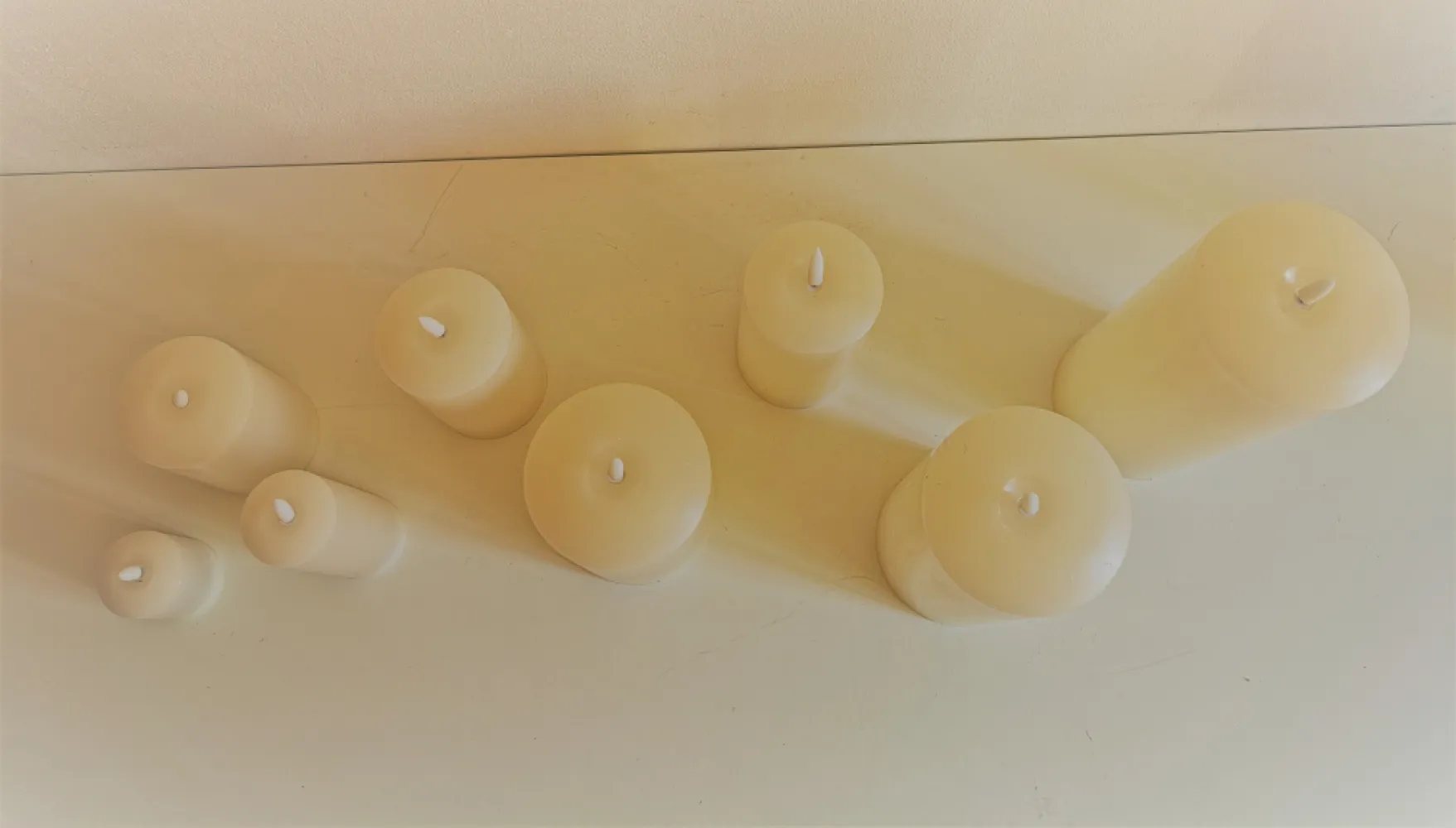 Lumanare LED 5*15CM, Flacara Realista, cu Baterii si Telecomanda - imagine 6