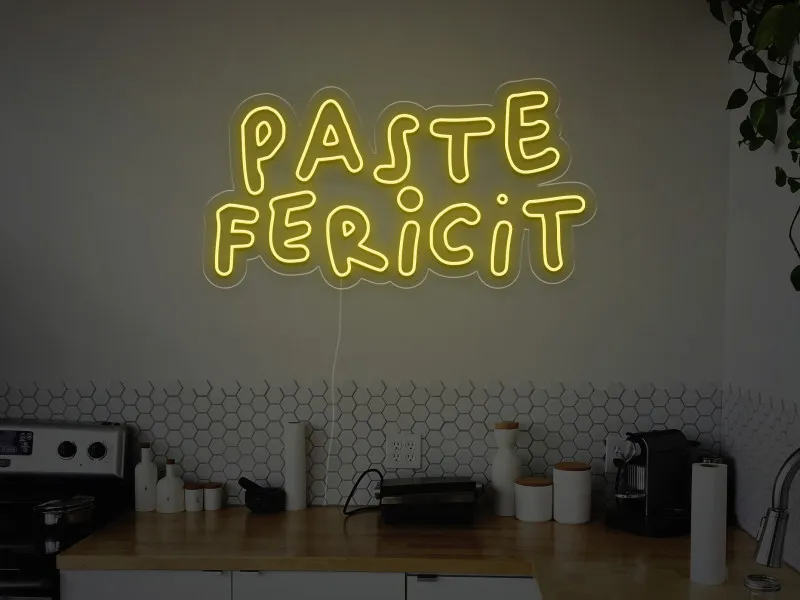Paște Fericit – Semn Luminos LED Neon cu Telecomandă