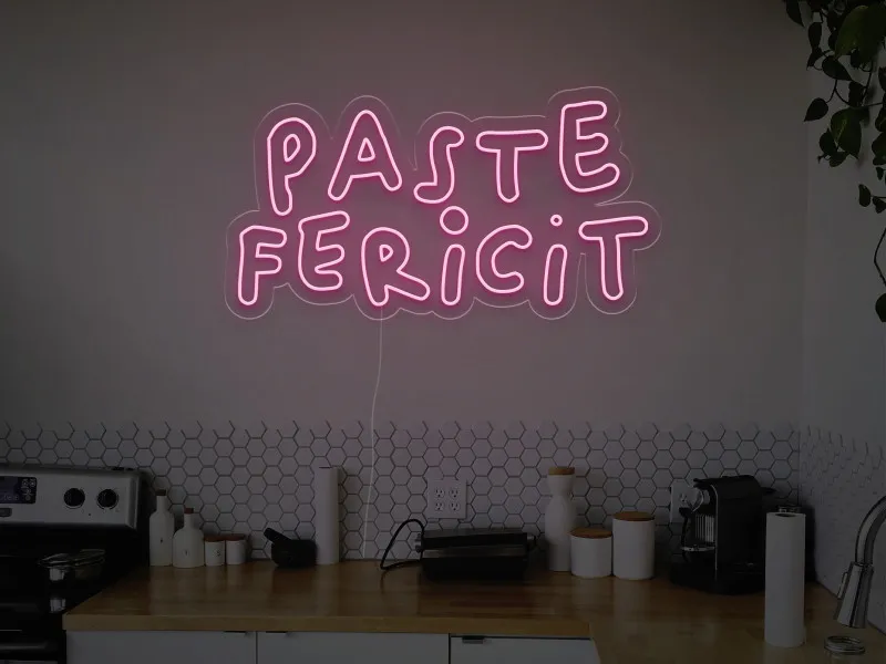 Paște Fericit – Semn Luminos LED Neon cu Telecomandă