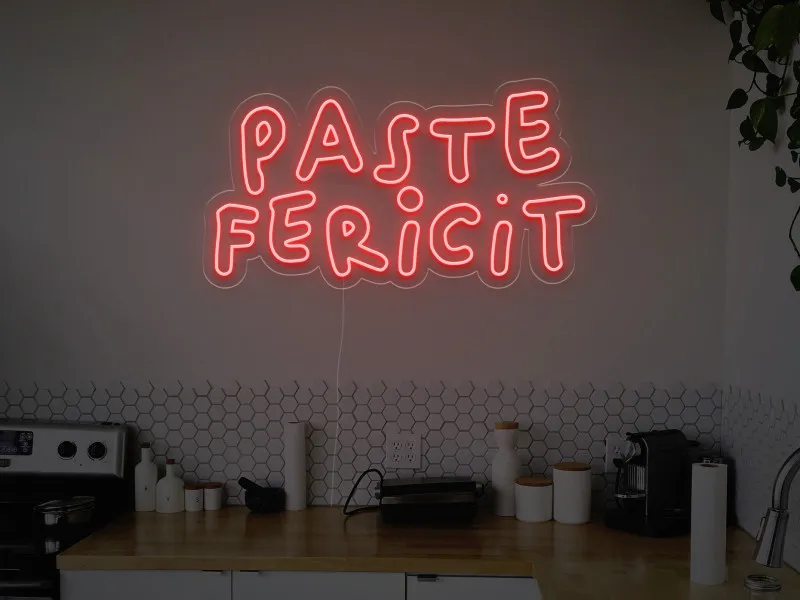 Paște Fericit – Semn Luminos LED Neon cu Telecomandă