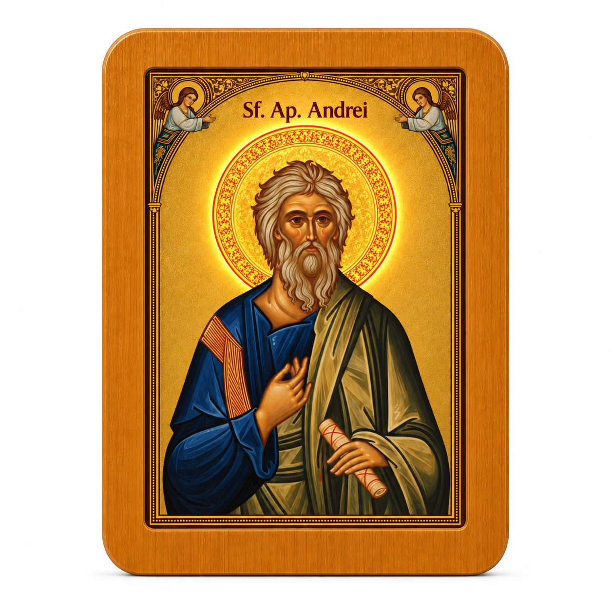 Icoana Sf. Ap. Andrei stil Bizantin, în decor